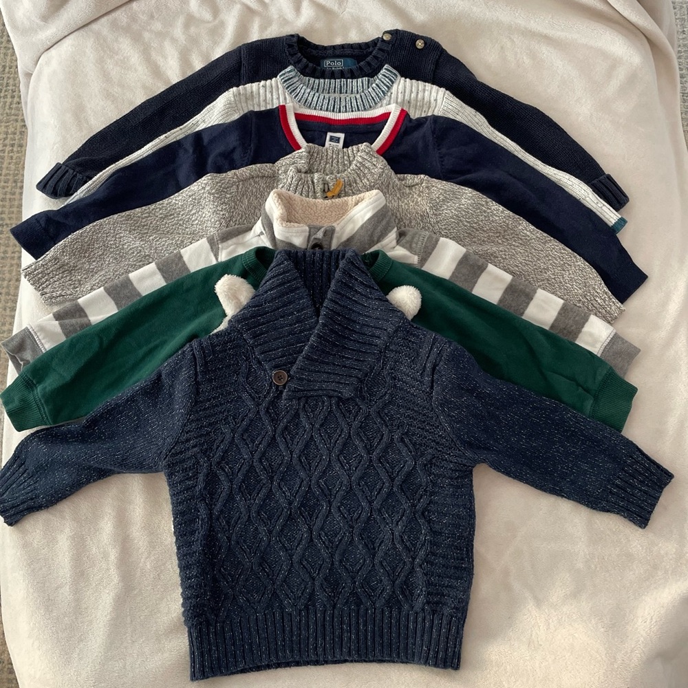 18-24mo boy sweater lot